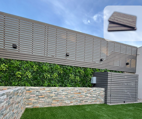 CortaVista WPC Color Gris - 220x6,3x1,2cm (IVA Incl)