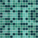 Mos. Lusso Mix Turquesa Malla - 32,7x32,7 cm (Valor m² IVA INCL)