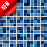 Mosaico Ezarri Mezcla Azul - Palmeta 30,5x50,5 cm. (Valor m² IVA INCL)