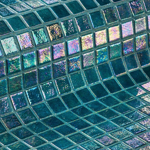 Mosaico Ezarri Iris Jade - Palmeta 30,5x50,5 cm. (Valor m² IVA INCL)