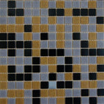 Mosaico Lusso Cafe / Negro / Gris - Palmeta 32,7x32,7 cm (Valor m² IVA INCL)
