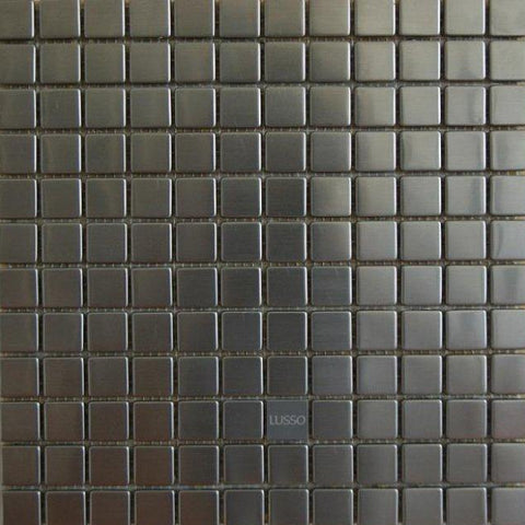 Mosaico Lusso de Acero INOX. - Palmeta 30 x 30 cm (Valor Palmeta)