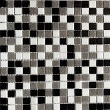Mosaico Negro-Gris-Blanco Malla - 32,7x32,7 cm (Valor m² IVA INCL)