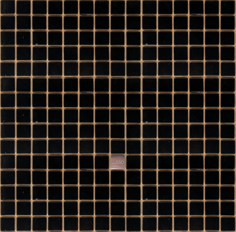 Mosaico Lusso Negro Piscina -  32,7x32,7 cm (Valor m² IVA INCL)